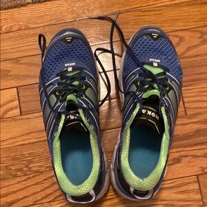 Hoka Vibrant Blue Athletic Sneakers